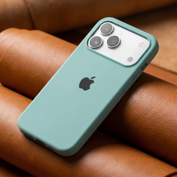 Sea Green Original Silicone case for Apple iphone 18 Pro Max