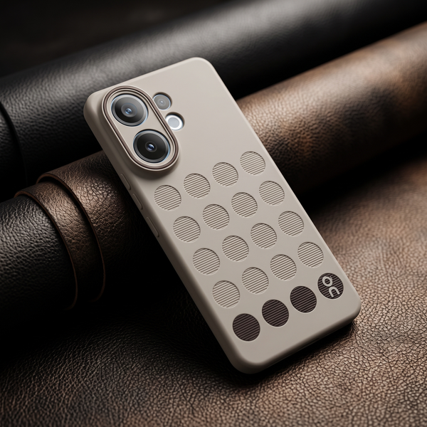Stack Grey Silicone Case for Vivo V60