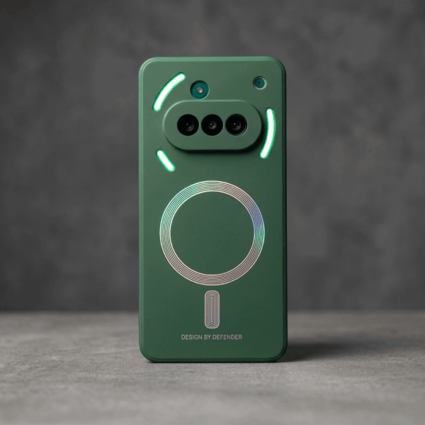 Dark Green DEFEND Rainbow Case for Nothing Phone 3a