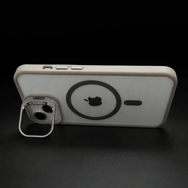 Grey XINREEU Transparent Case for Apple iphone 14 Plus