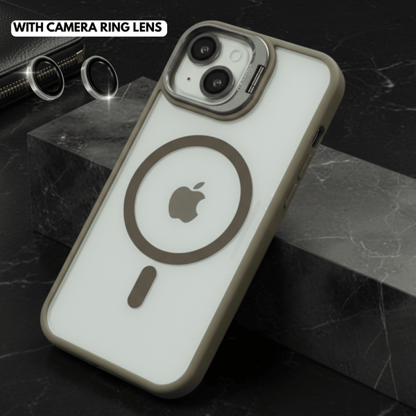 Grey XINREEU Transparent Case for Apple iphone 14 Plus