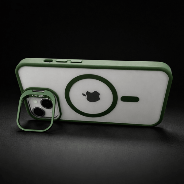 Dark Green XINREEU Transparent Case for Apple iphone 14 Plus