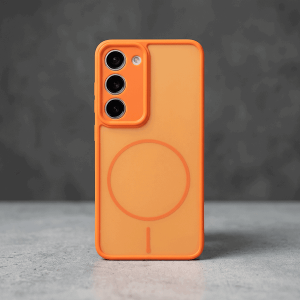 GripMate Orange Silicone case for Samsung S23