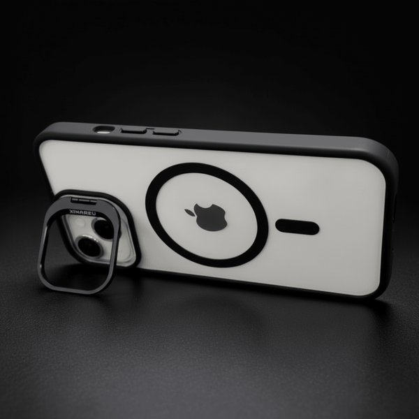 Black XINREEU Transparent Case for Apple iphone 15 Plus