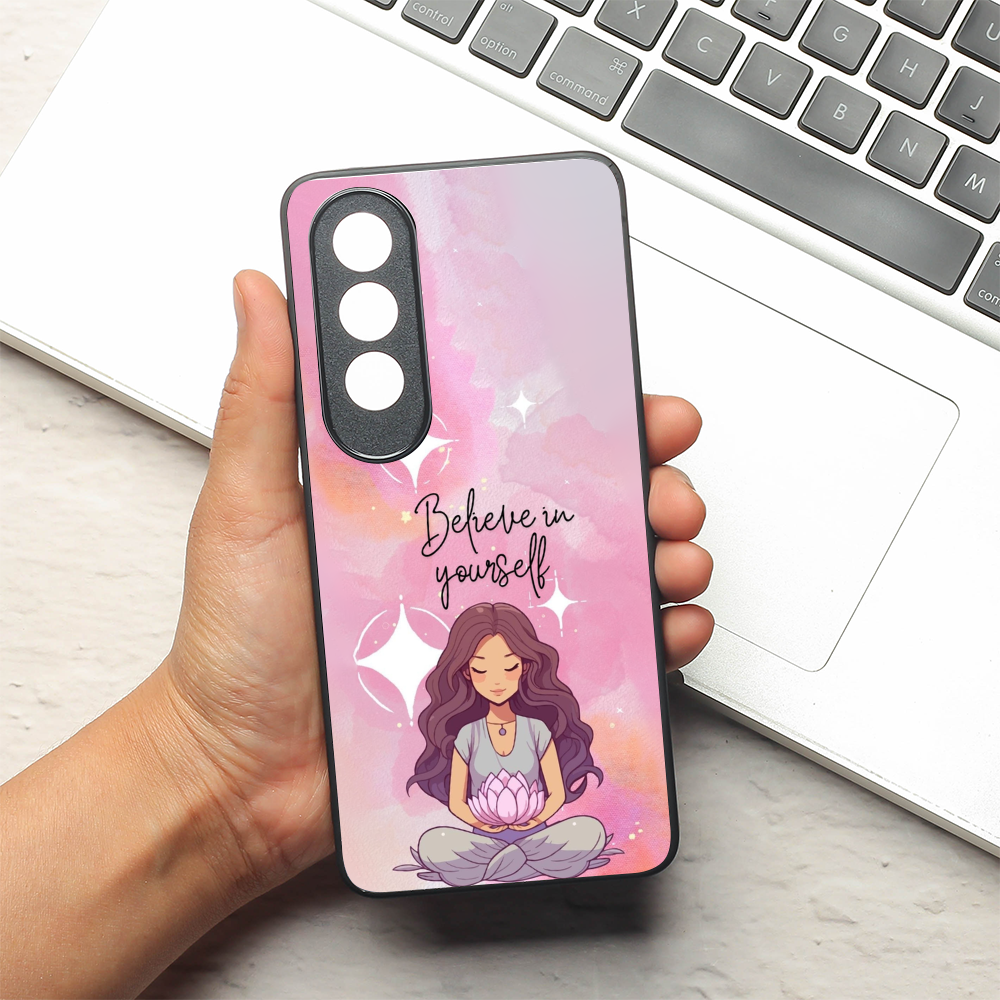 Lotus Girl metal back case for Oneplus Nord CE 4