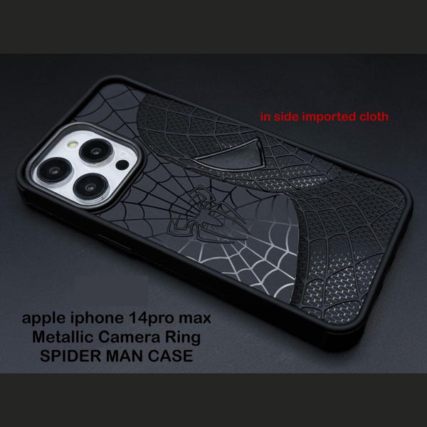 SP-Superhero Engraved logo silicon Case for Apple Iphone 14 Pro Max