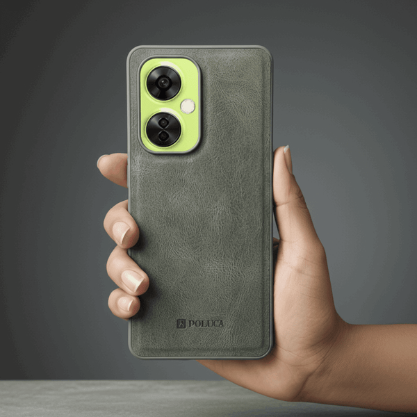 Grey Standard Leather Case for Oneplus Nord Ce 3 Lite