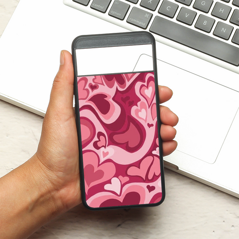 Valentine Wave metal back case for Google Pixel 8A