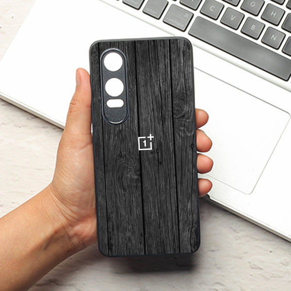 Dark Wood metal back case for Oneplus Nord CE 4 Lite