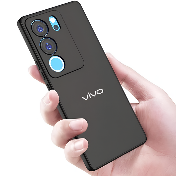 Black Camera Original Silicone case for Vivo V29 Pro