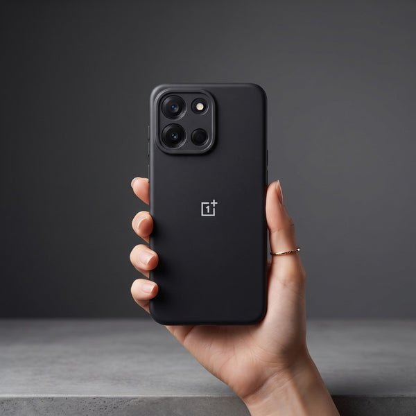 Black Camera Original Silicone case for  Oneplus Nord 6