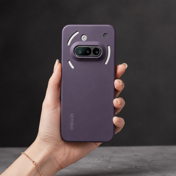 Deep Purple Camera Original Silicone case for Nothing Phone 3a