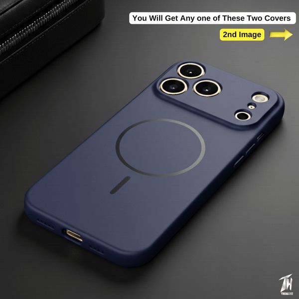 CAVEN Dark Blue Silicone case for Apple Iphone 17 Pro Max