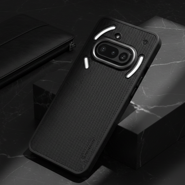 Black Niukin Silicone Case for Nothing Phone 3A