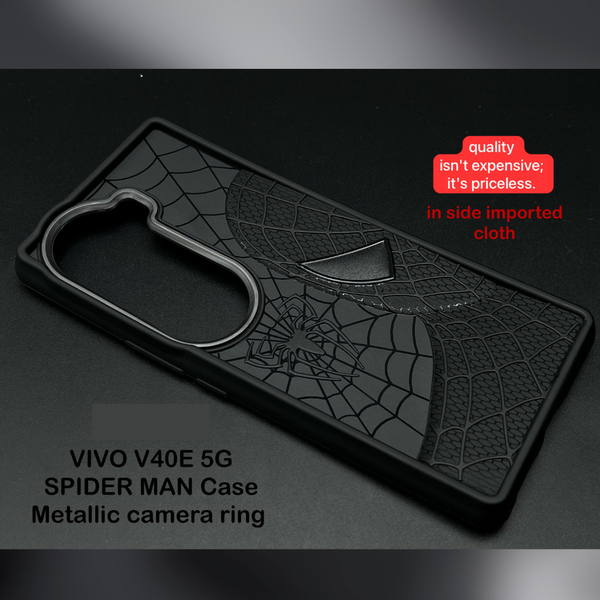 SP-Superhero Engraved logo silicon Case for Vivo V40E