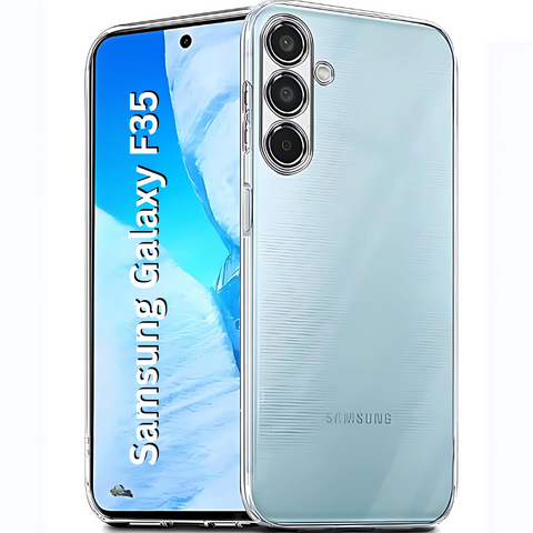 SilicaClear Transparent Silicone Case for Samsung F35