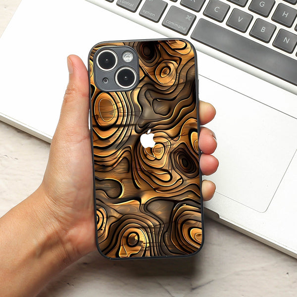 Rust Mirage metal back case for Apple Iphone 15 Plus