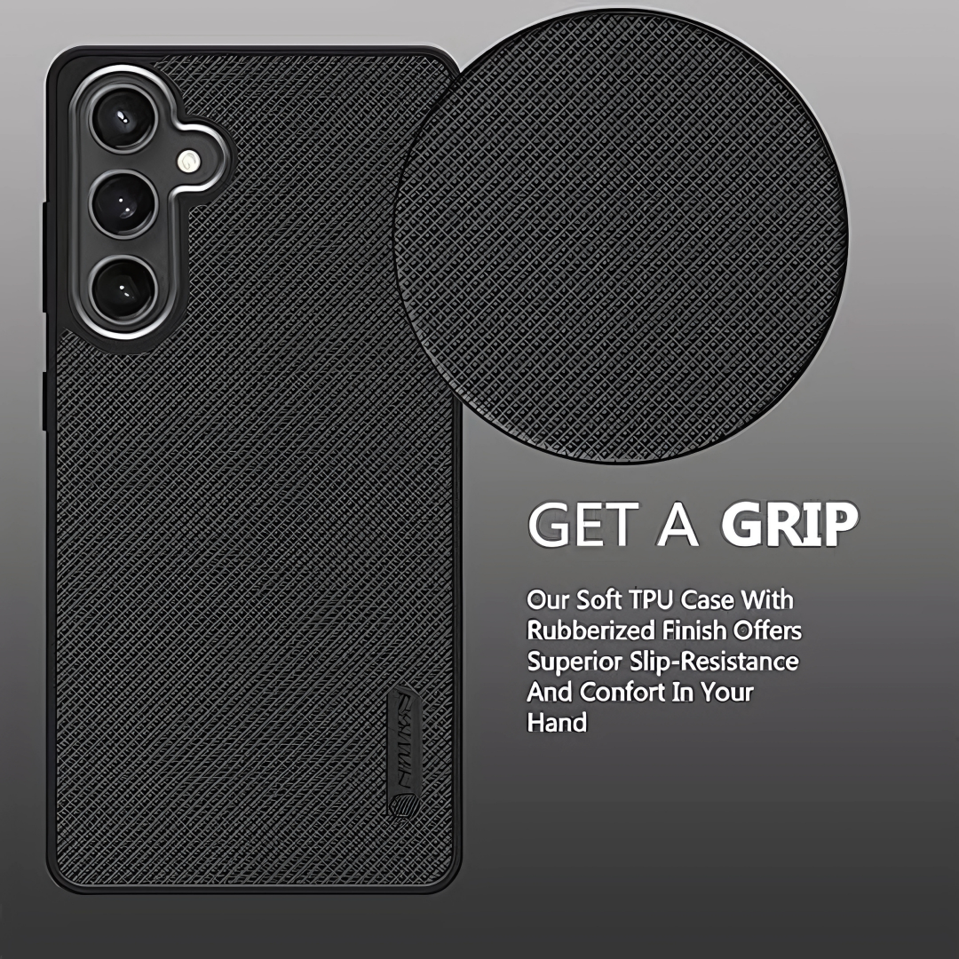 Black Niukin Silicone Case for Samsung M35