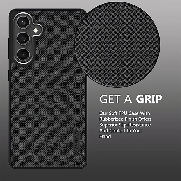 Black Niukin Silicone Case for Samsung M35