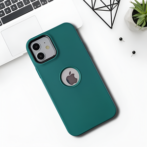 Spoov Dark Green Silicone Case for Apple iphone 12