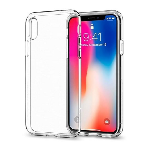 SilicaClear Transparent Silicone Case for Apple Iphone Xs Max