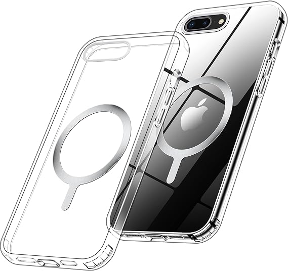 MagSafe Clear Transparent Silicone case for Apple iphone 7 Plus