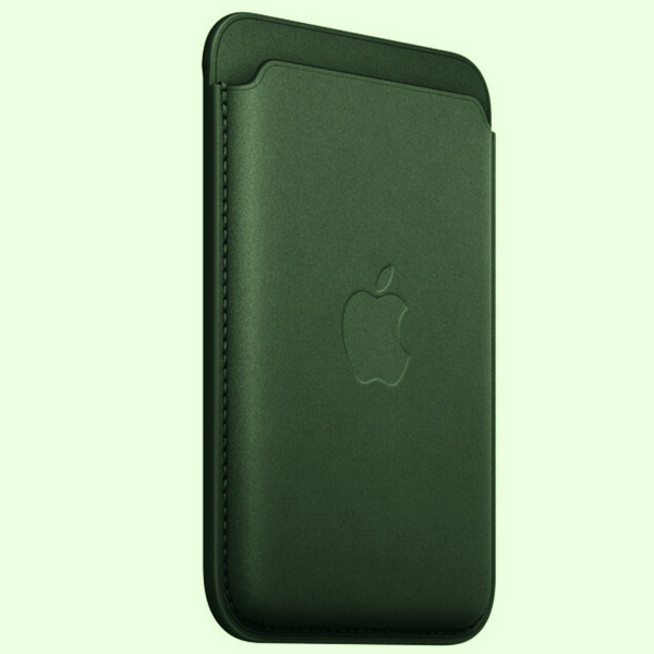 Green Wallet Case for Apple iphone