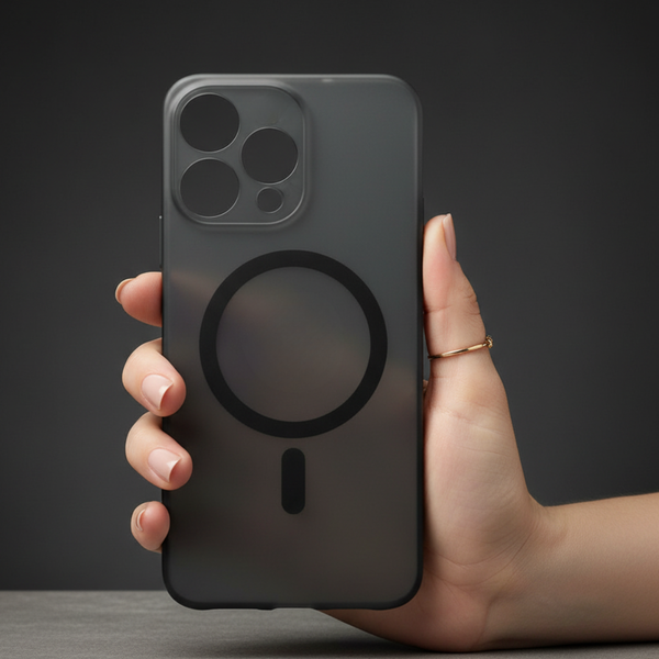 Black Paper Matte Magsafe Case for Oppo Reno 15