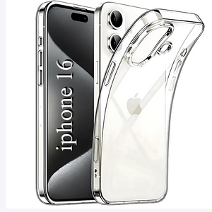 SilicaClear Transparent Silicone Case for Apple Iphone 16