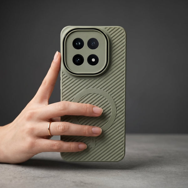 Gripon Grey Silicone Case for iQOO 15
