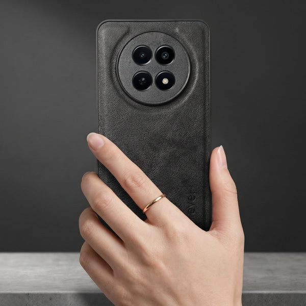 X-LEVEL Black  Leather Case for Realme 12x