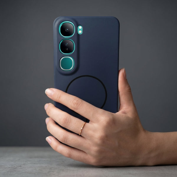 CAVEN Dark Blue Silicone case for Vivo Y300
