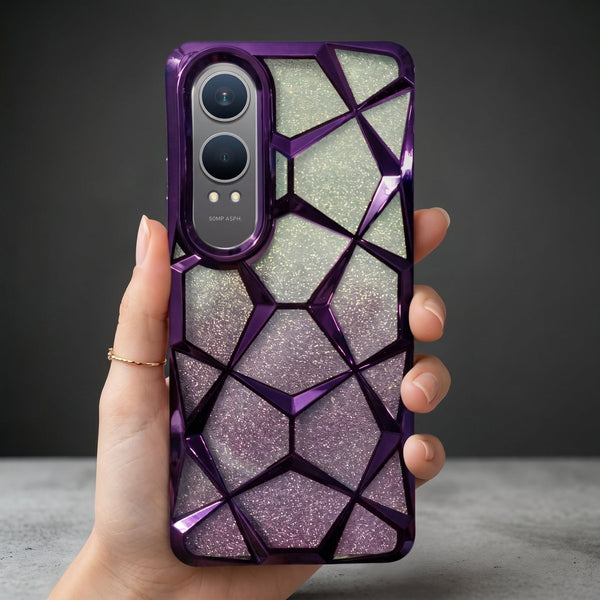 Dazzle Purple Silicone case for Oneplus Nord Ce 4 Lite