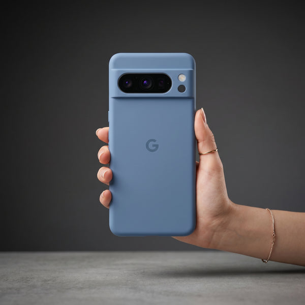 Blue Camera Original Silicone case for Google Pixel 8 Pro