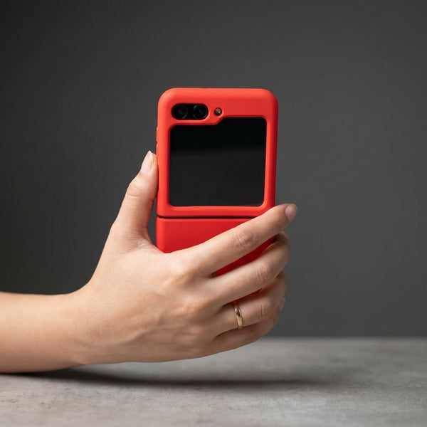 Red Original Silicone case for Samsung Galaxy Z FLIP 7 fe