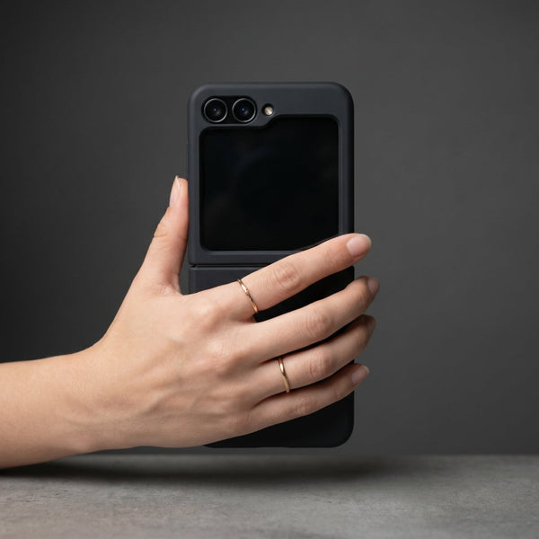 Black Original Silicone case for Samsung Galaxy Z FLIP 6