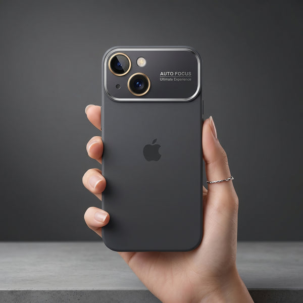Auto Focus Grey Original Silicone case for Apple iphone 13
