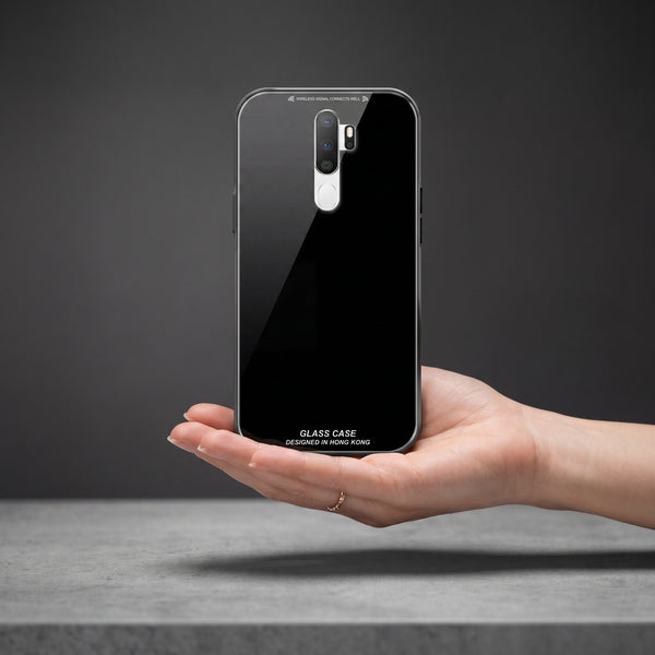 Black Glass case for Oppo A9 2020