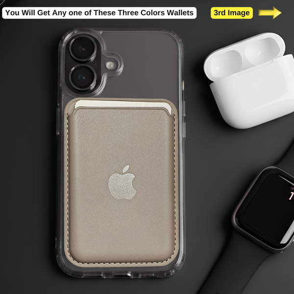 Grey Wallet Case for Apple iphone