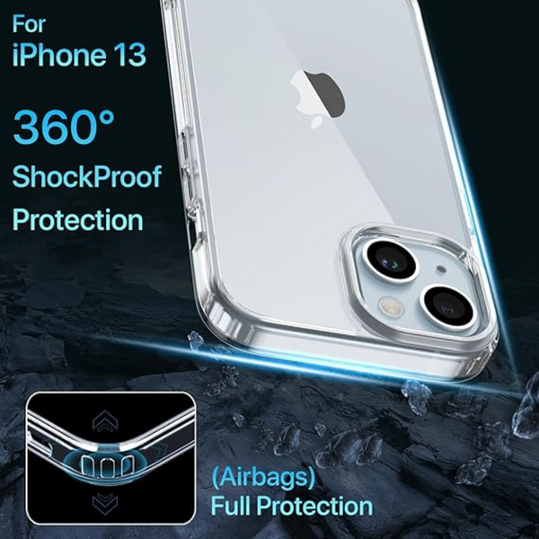 SilicaClear Transparent Silicone Case for Apple Iphone 14 Plus