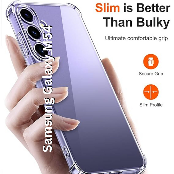 SilicaClear Transparent Silicone Case for Samsung S24 FE