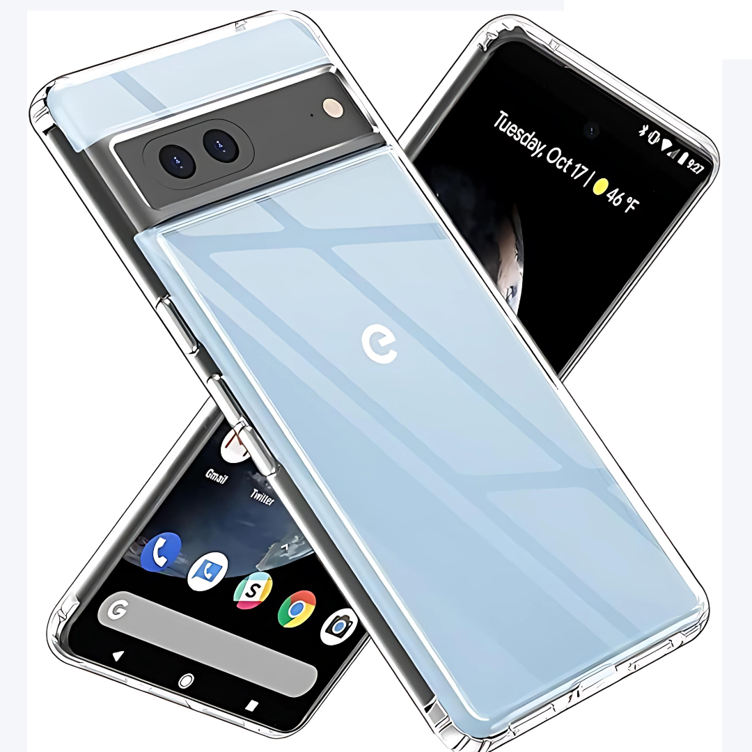 SilicaClear Transparent Silicone Case for Google Pixel 7