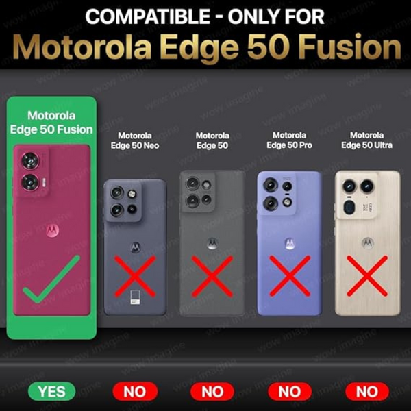 SilicaClear Transparent Silicone Case for Motorola Edge 50 Fusion