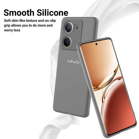 Grey Camera Original Silicone case for Vivo T2 Pro