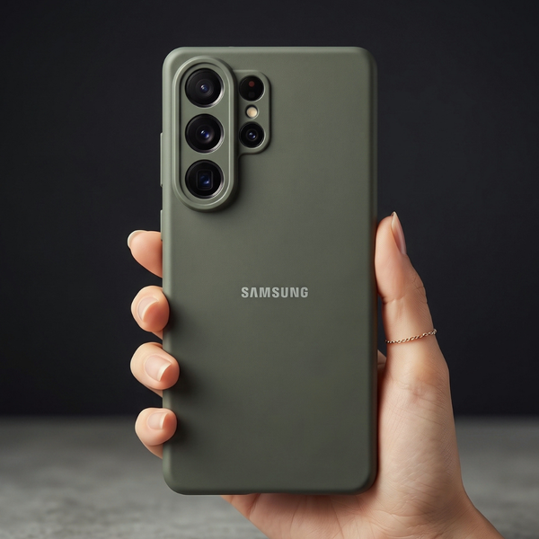 Grey Camera Original Silicone case for Samsung S26 Ultra