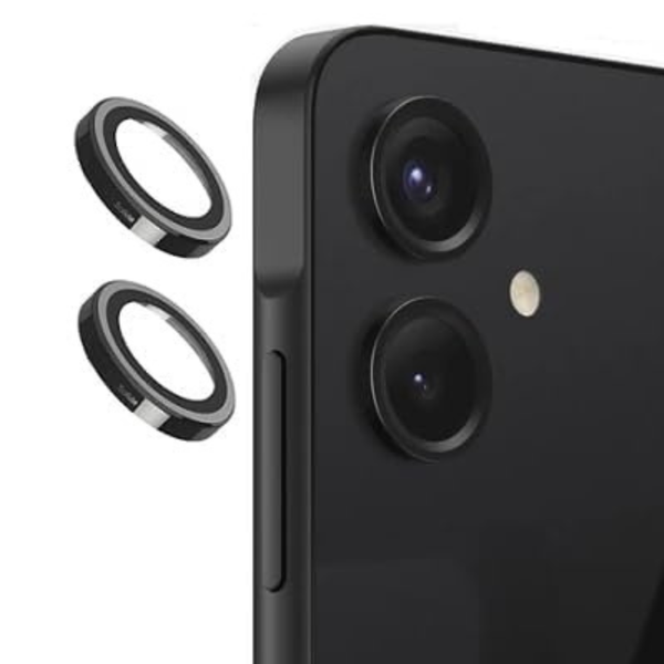 Black Metallic camera ring lens guard for Samsung M06