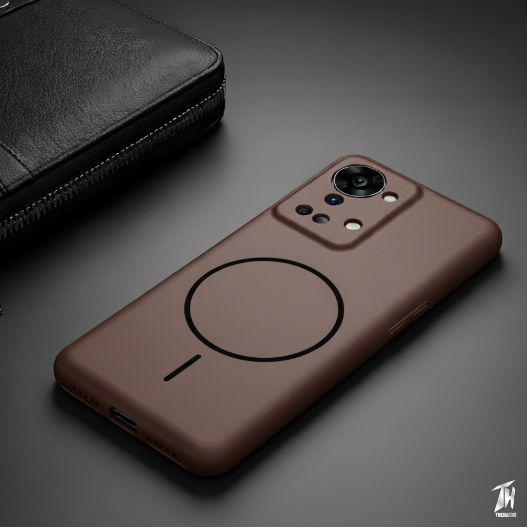 CAVEN Dark Brown Silicone case for Oneplus NORD 2T