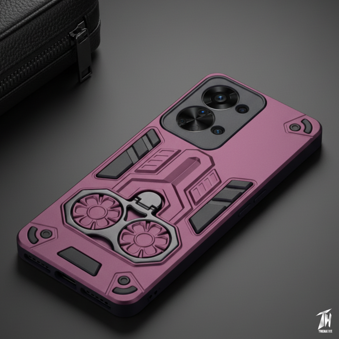 Mehroon Cycle Armor Silicone Case for Oneplus Nord 2T