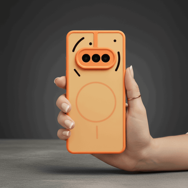 GripMate Orange Silicone case for Nothing Phone 3a