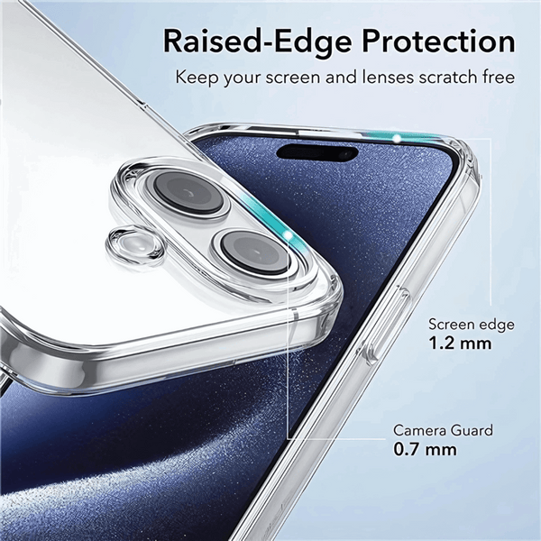 SilicaClear Transparent Silicone Case for Apple Iphone 16